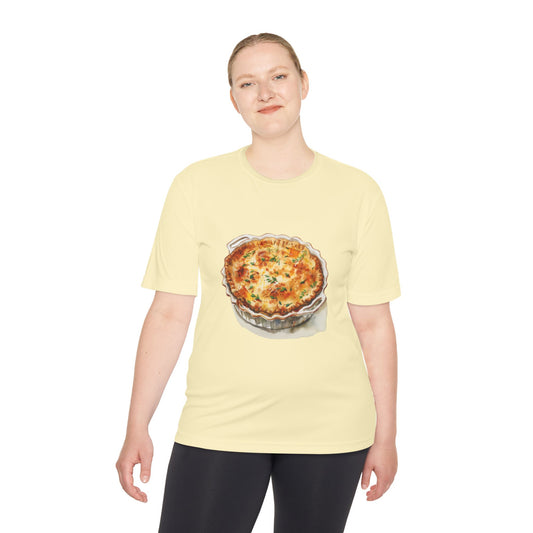 Unisex Moisture Wicking Tee - Artistic Food-Themed Painting for Home Decor