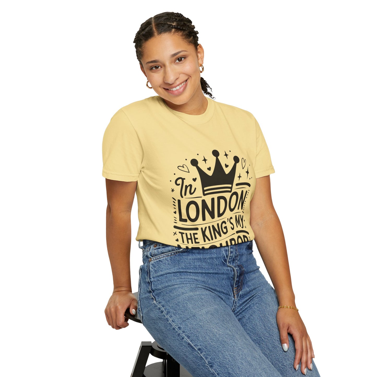 Unisex Garment-Dyed T-shirt - King's Neighbour in London