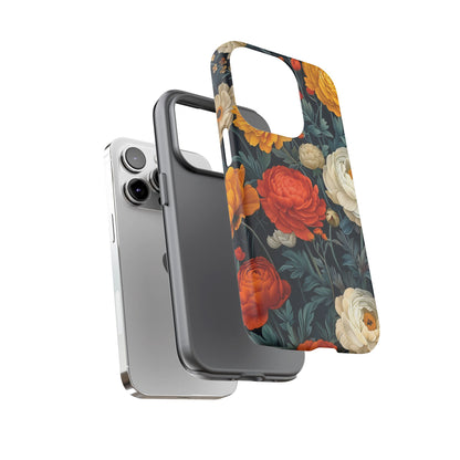 Floral Tough Case for Phones | Durable Floral Phone Cover, Boho Chic, Unique Gift for Her, Phone Protection, Flower Design
