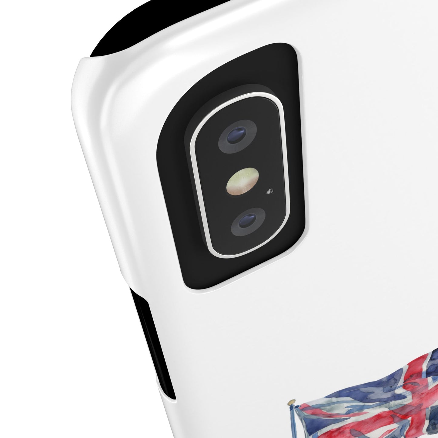 British Flag Slim Phone Case, UK Phone Cover, Patriotic Gift, Mobile Case for Travelers, England Accessories