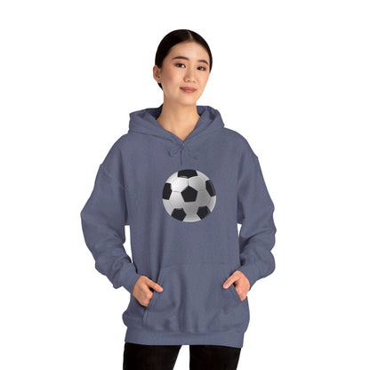 Dynamic Football Design - Sports Passion and Energetic Unisex Heavy Blend™ Hooded Sweatshirt