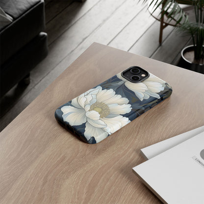 Elegant Floral Phone Case, Floral iPhone Cover, Flower Art Phone Case, Eco-Friendly Mobile Protection, Tough & Stylish Phone Case