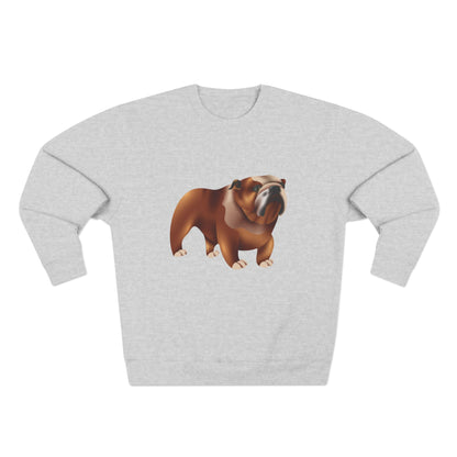 Unisex Crewneck Sweatshirt - Adorable British Dog