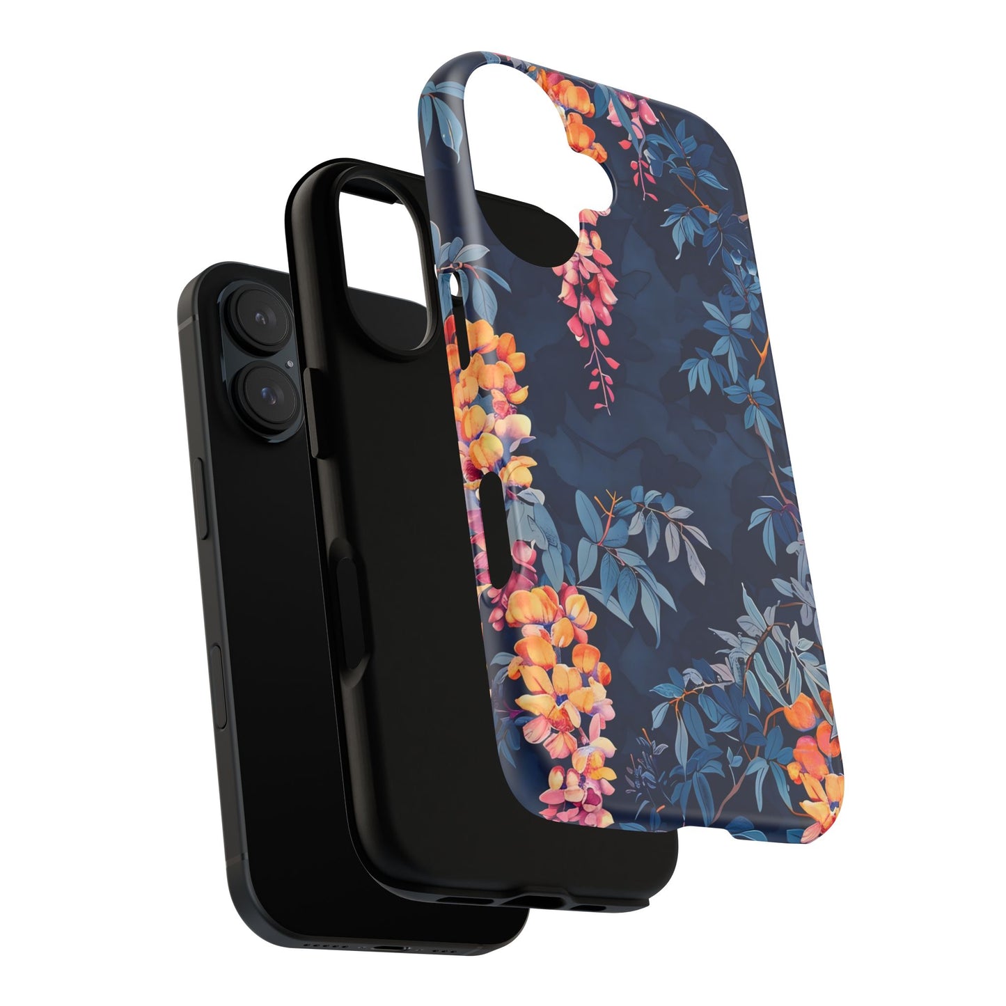 Floral iPhone Case, Tough Phone Cover, Gift for Her, Nature Lover Accessory, Spring Decor, Unique Floral Design