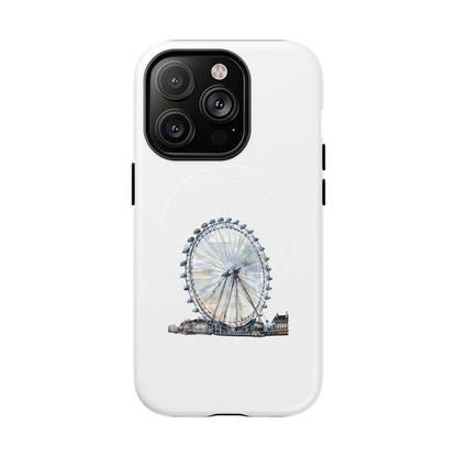 Funky Ferris Wheel Magnetic Case | Tough iPhone Cover, Customized Phone Case, Unique Gift, Festival Accessory, Durable Phone Protection