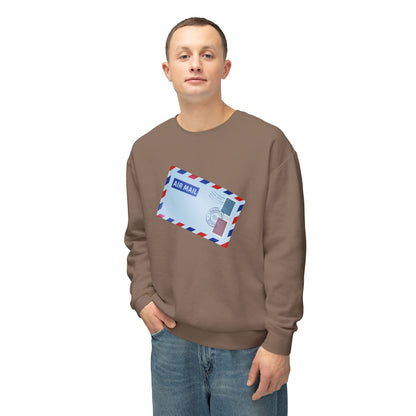 Unisex Lightweight Crewneck Sweatshirt - Vintage British Air Mail