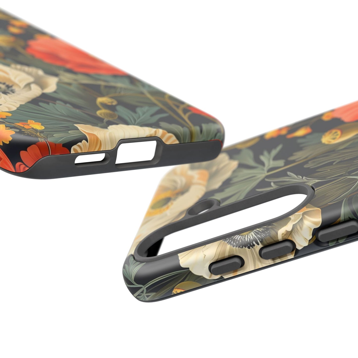 Floral Phone Case - Tough Cases with Vibrant Garden Design, Phone Accessory, Gift for Her, Spring Style, Nature Lover