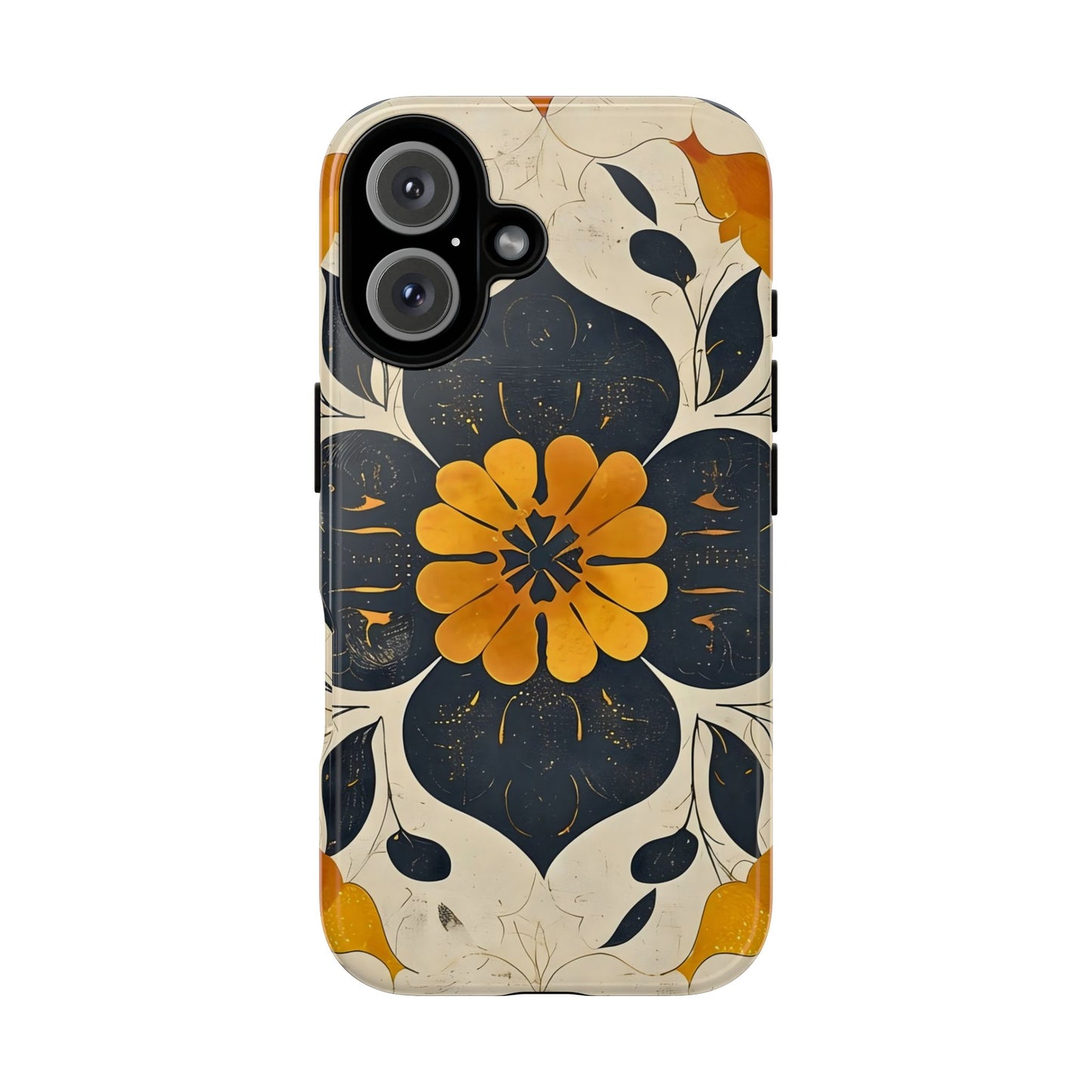 Floral Phone Case - Tough Cases, Botanical iPhone Cover, Vintage Flower Design, Durable Smartphone Protection, Unique Gift Idea