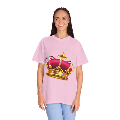 Unisex Garment-Dyed T-shirt - British Royal Crown