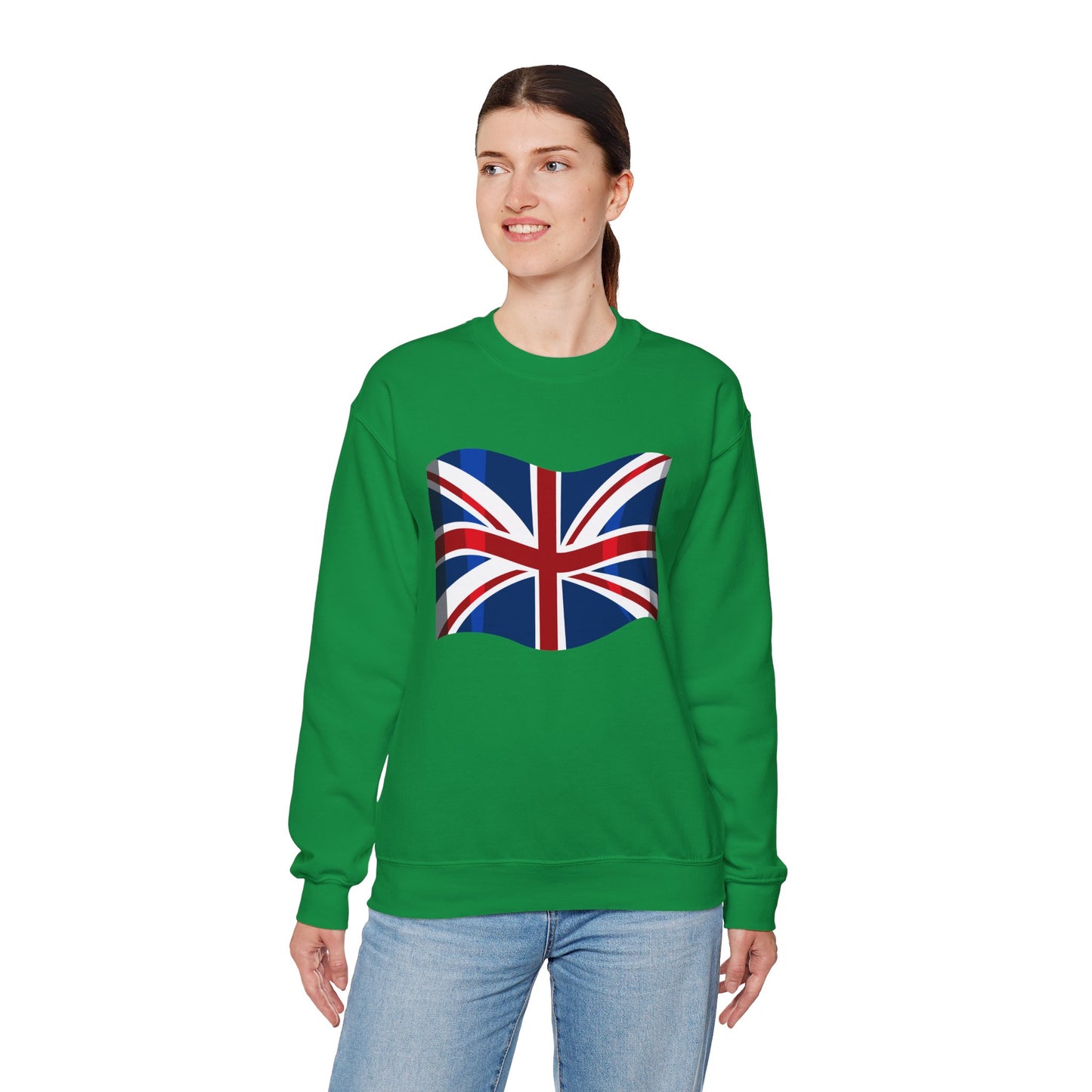 Unisex Heavy Blend™ Crewneck Sweatshirt - The Flag of the United Kingdom
