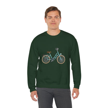Unisex Heavy Blend™ Crewneck Sweatshirt Adorable - London's Style Classic Bicycle