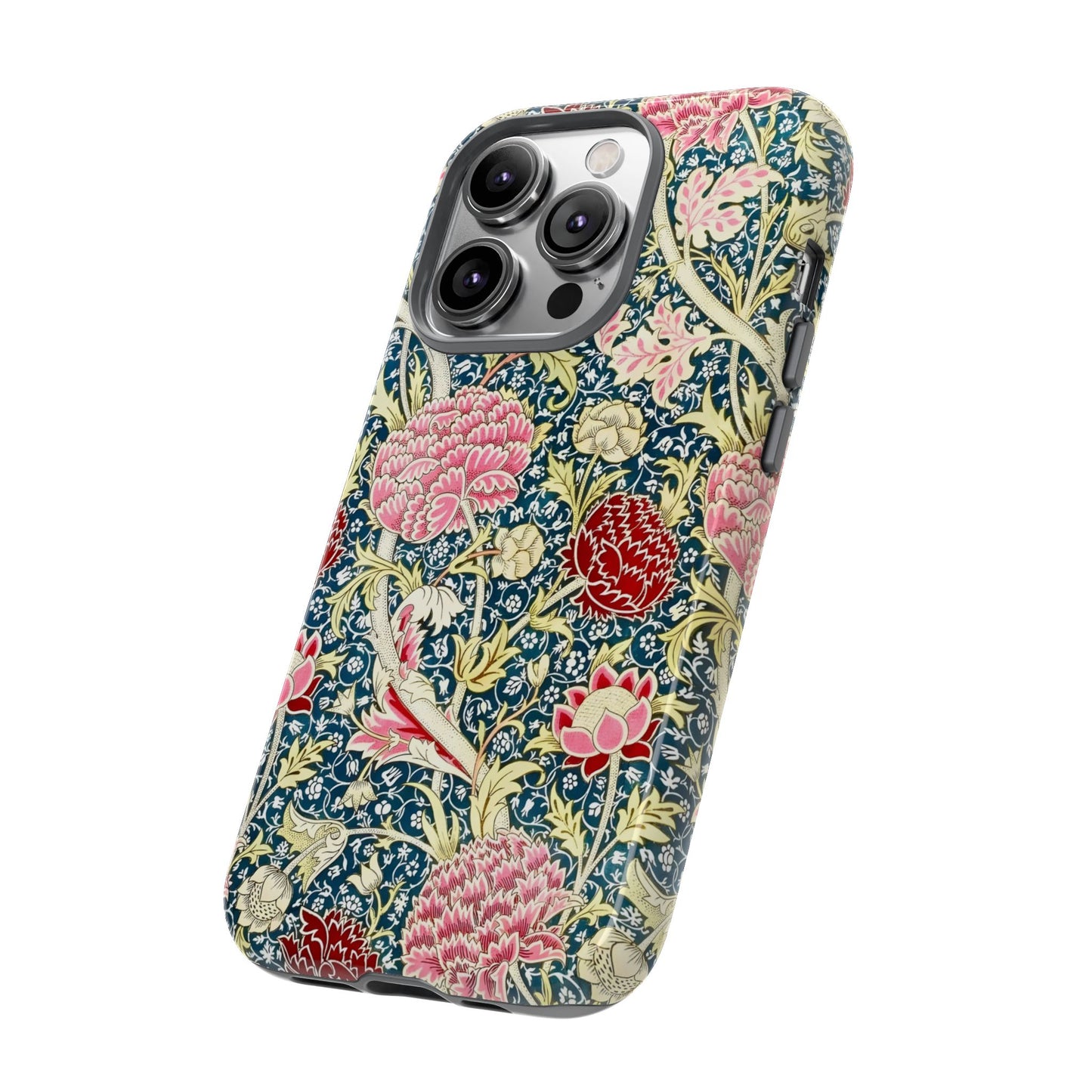 Floral Phone Case, Tough Cases, Durable Phone Cover, Stylish Phone Protector, Gift Idea for Nature Lovers, Floral Pattern Tech Accessories