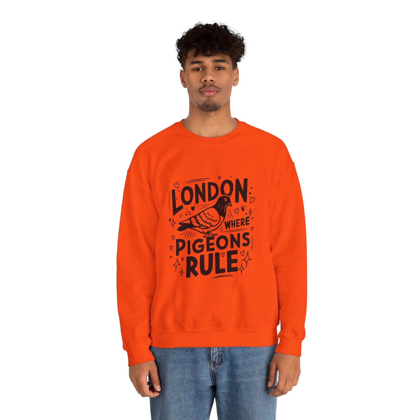 Unisex Heavy Blend™ Crewneck Sweatshirt - London where Pigeons Rule