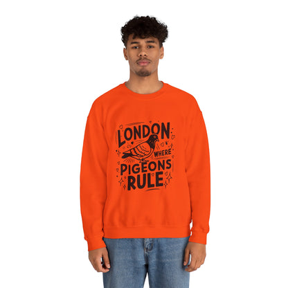 Unisex Heavy Blend™ Crewneck Sweatshirt - London where Pigeons Rule