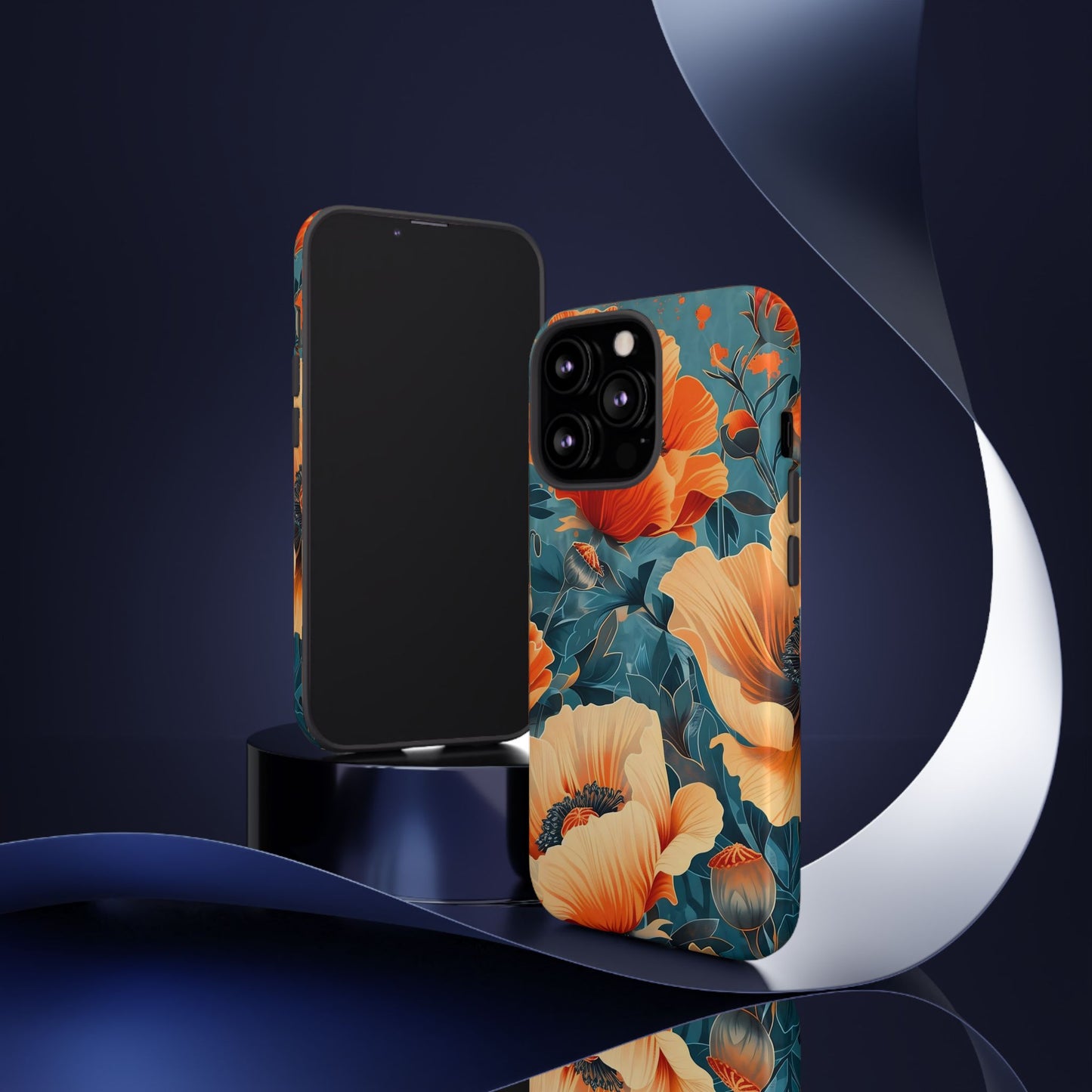 Floral Phone Case, Tough Cases for Protection and Style, Spring Aesthetic, Gift for Her, Phone Accessory for Nature Lovers