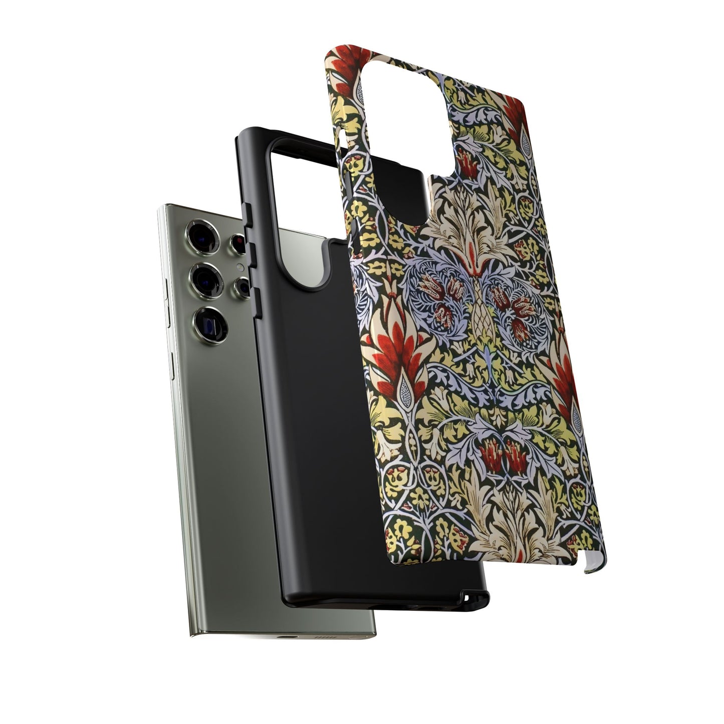 Stylish Phone Case - Floral Design, Tough Cases, Gift for Her, Phone Accessories, Trendy Tech, Unique Cell Phone Cover