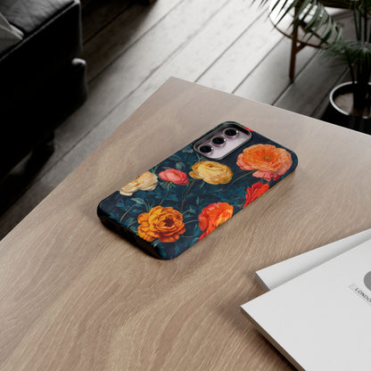 Floral Phone Case, Tough Cases for Phone Protection, Gift for Flower Lovers, Floral Designs, Spring Decor