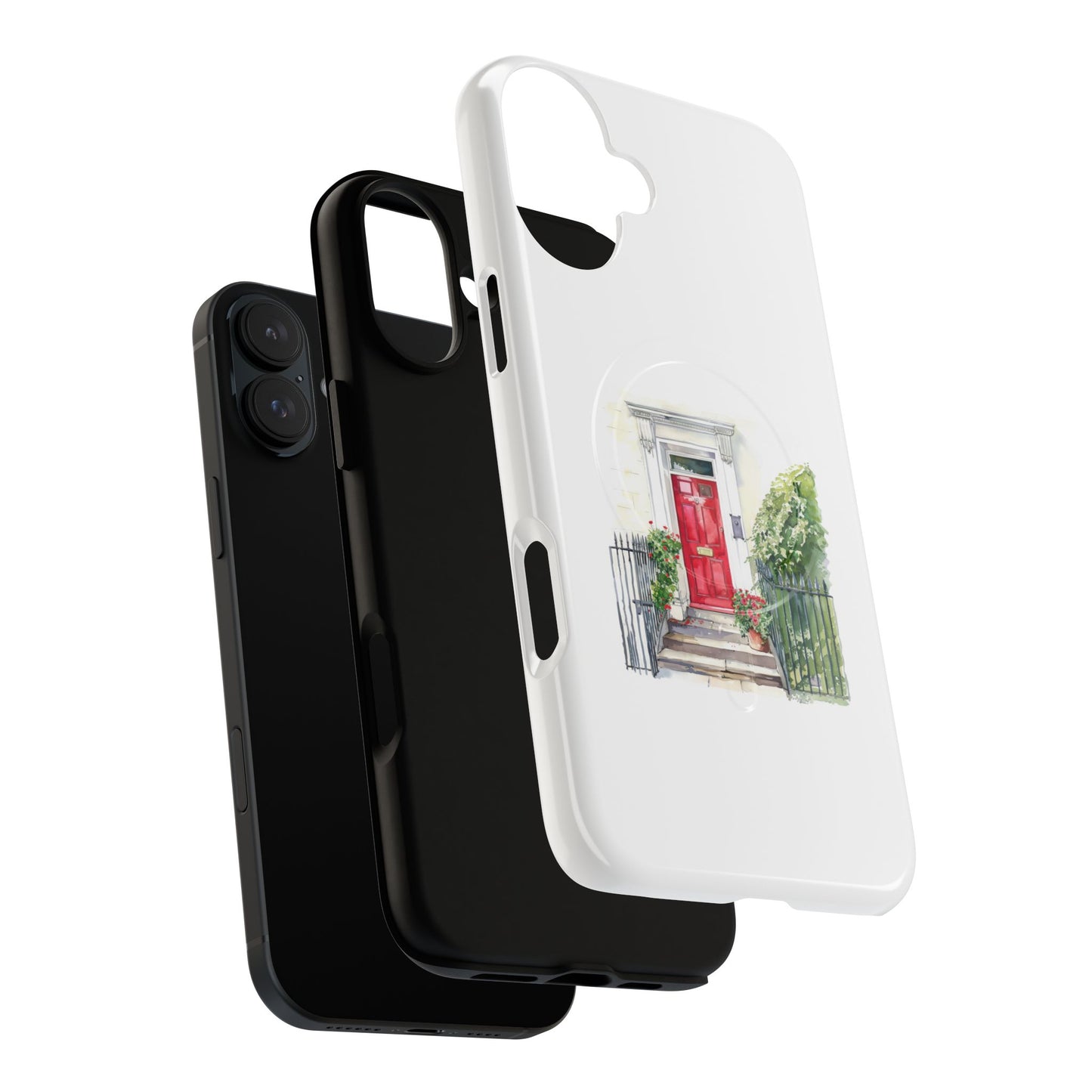Charming Red Door Tough Magnetic Case - Custom Phone Cover, Gift for Home Lovers, Holiday Presents, Unique Decor