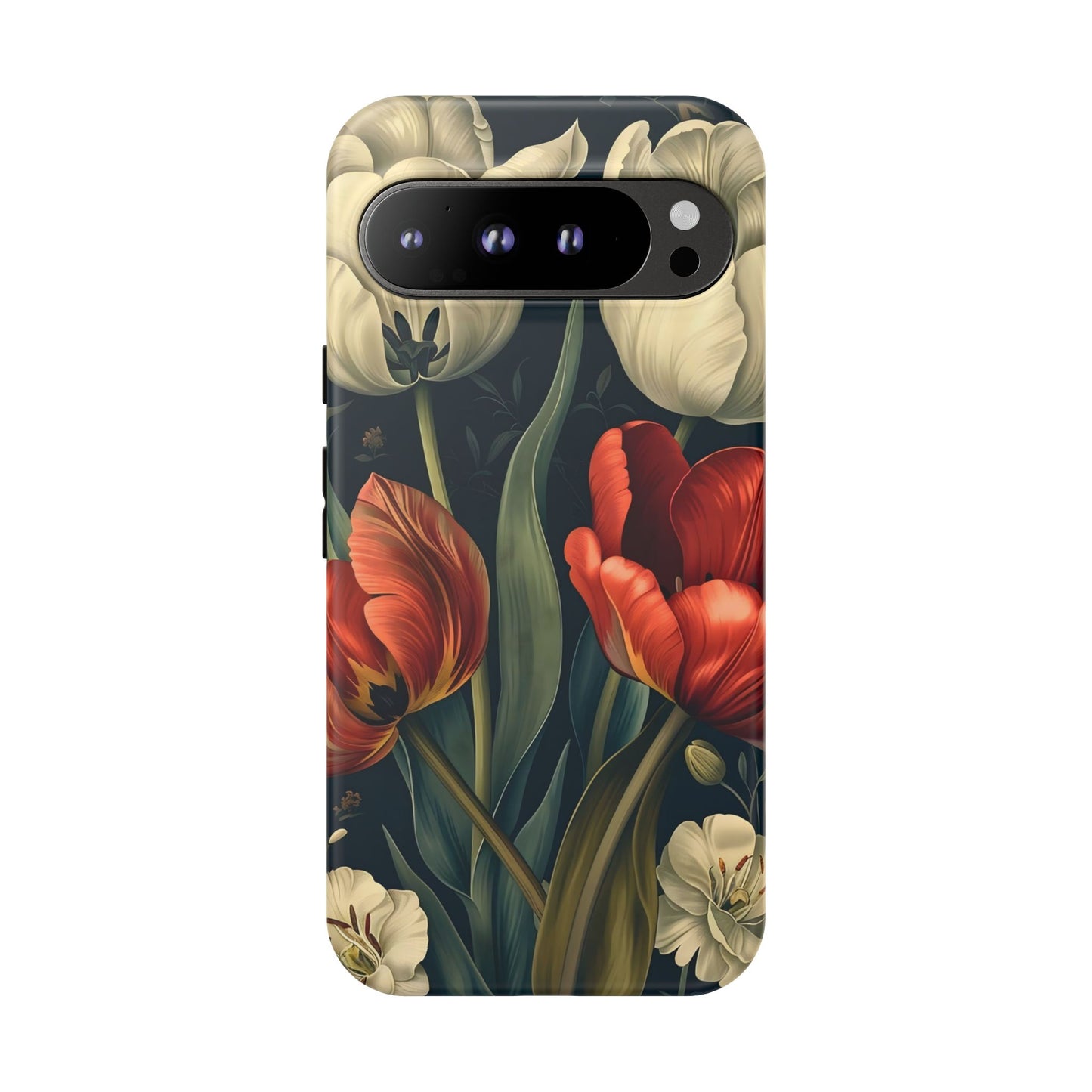 White Flower Tough Cases