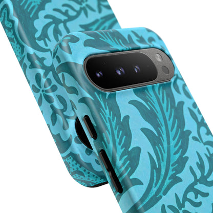 Protective Phone Case with Elegant Teal Design, Tough Cases, Floral Phone Cover, Stylish Smartphone Protection, Gifts for Her, Trendy [...]