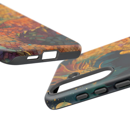 Dragon Art Phone Case, Tough Phone Cover, Fantasy Gift, Unique Mobile Accessory, Dragon Lover Gift, Stylish Protection
