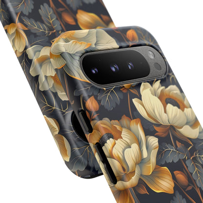 Floral Phone Case - Tough Cases, Stylish Mobile Cover, Flower Design, Holiday Gift, Trendy Accessory, Eco-Friendly Case