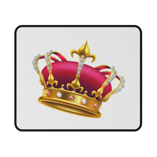 Royal Crown Gaming Mouse Pad, Non-Slip Mouse Mat, Computer Accessories for Gamers, Unique Gamer Gift, Desk Decor