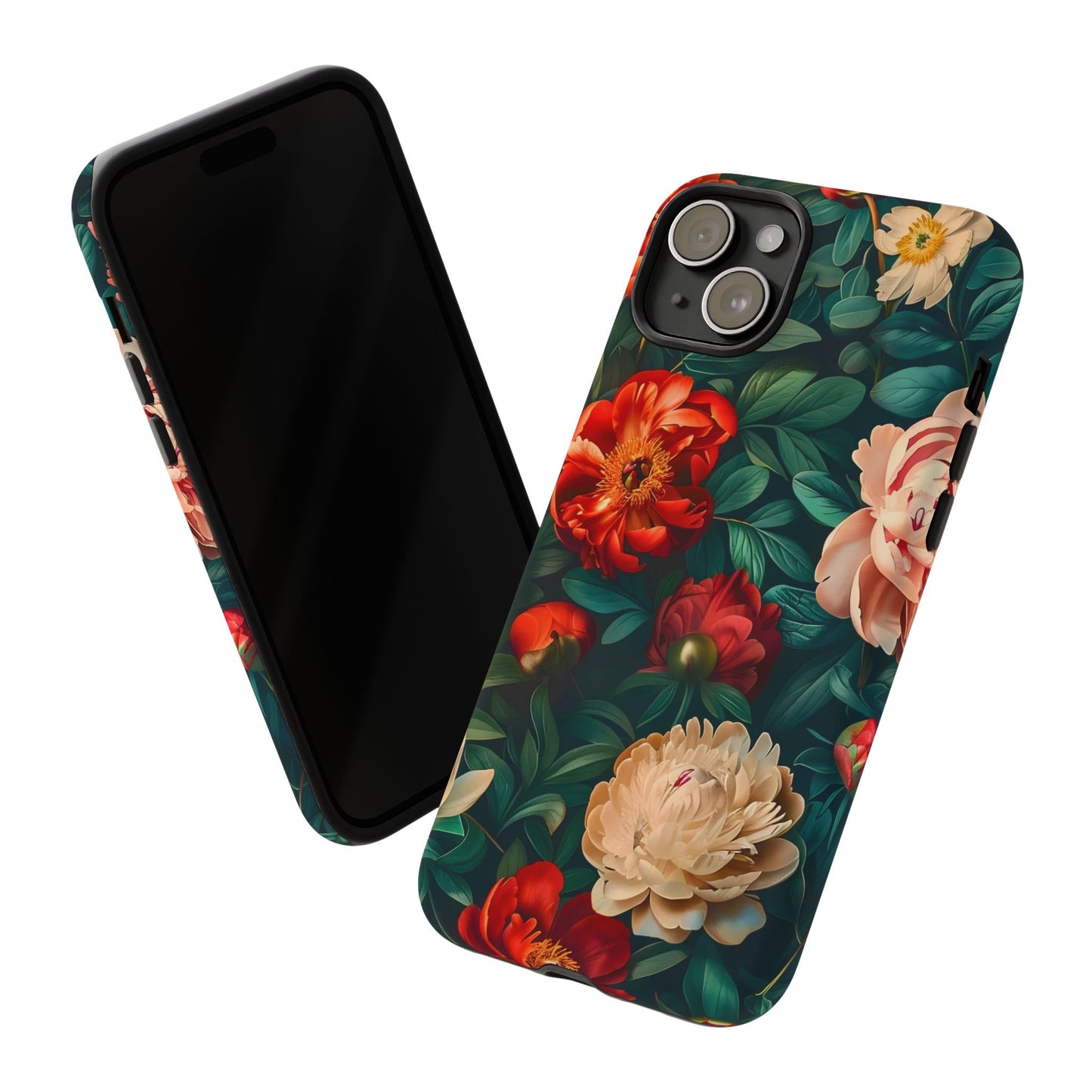Floral Phone Case - Tough Cases, Vibrant Protection, Gift for Her, Cute Floral Design, Trendy Accessory, Perfect for Spring
