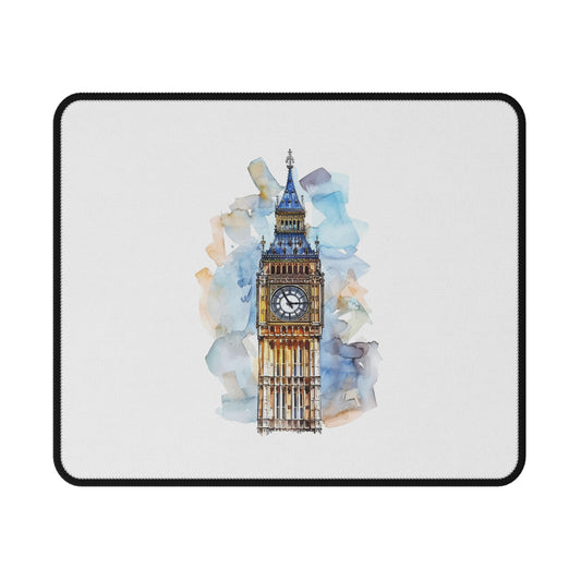 Watercolor Big Ben Non-Slip Gaming Mouse Pad - Perfect for Gamers, Desk Decor, Gifts for Him/Her, Office Accessories, Birthday Gift