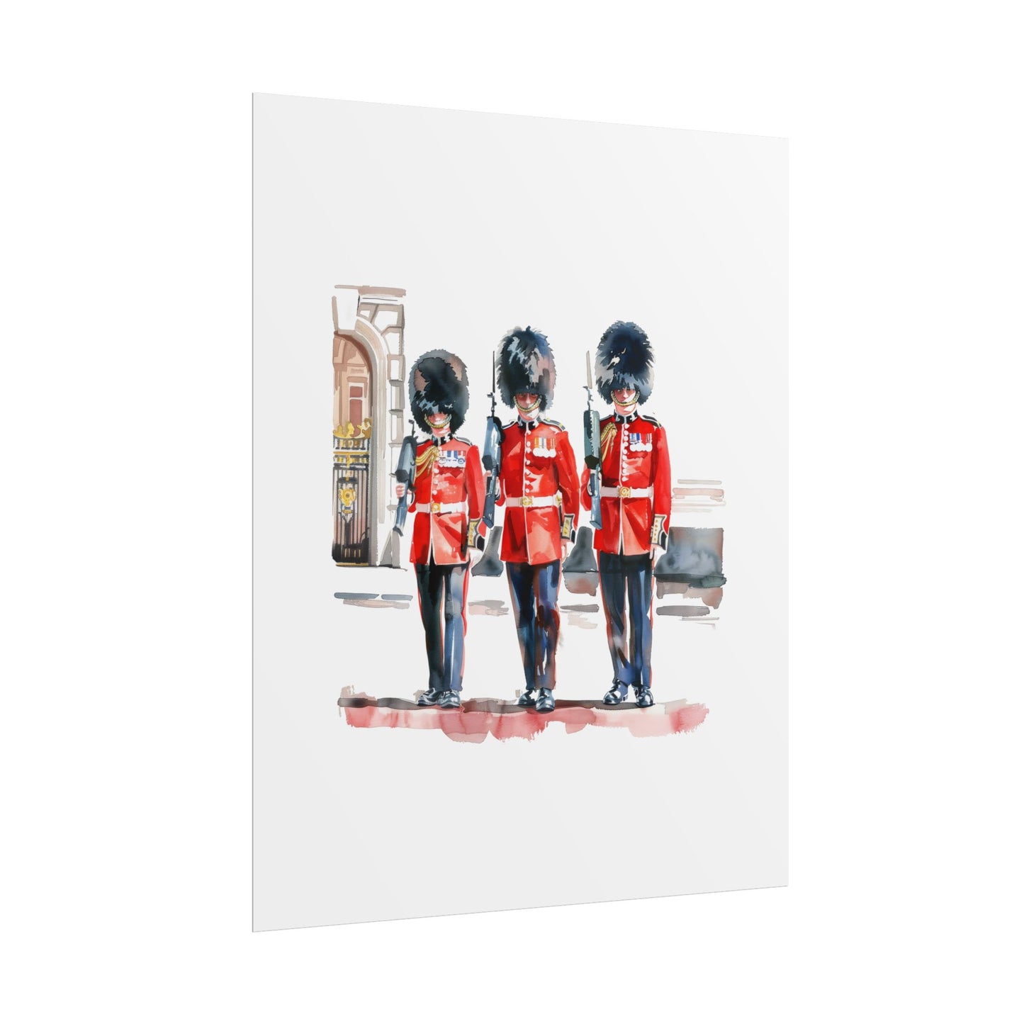 London Guard Roll-Up Posters, British Soldier Art Prints, Home Decor, Travel Gifts, Wall Art for Various Occasions