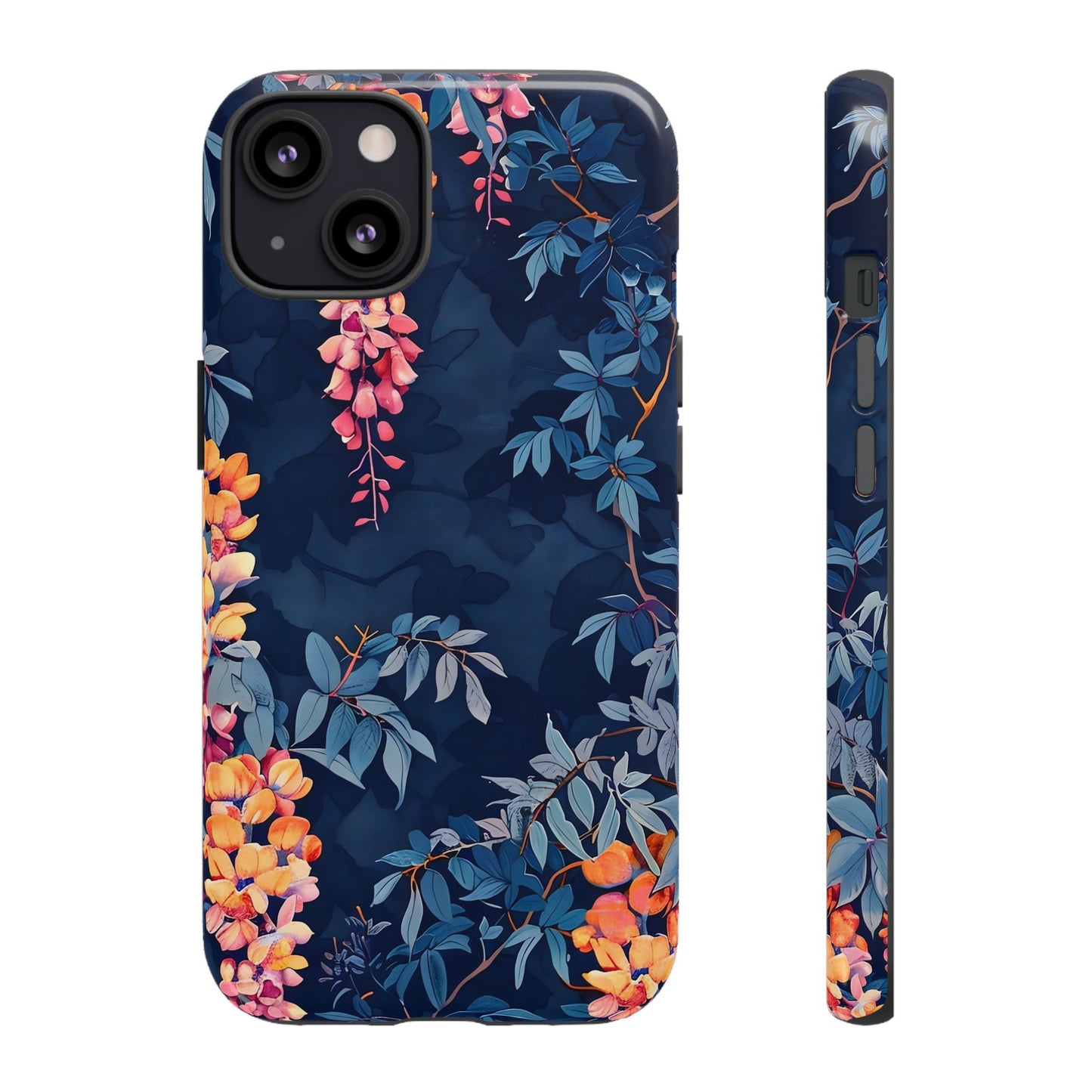 Floral iPhone Case, Tough Phone Cover, Gift for Her, Nature Lover Accessory, Spring Decor, Unique Floral Design