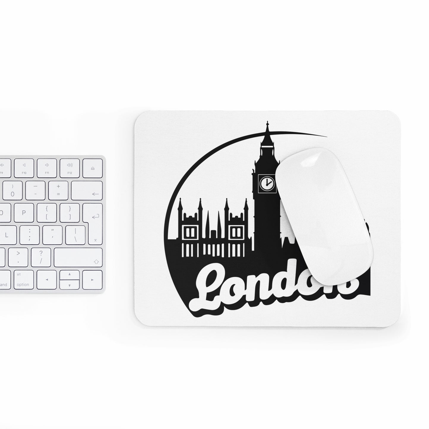 Stylish London Mouse Pad | Great Gift for Travelers, Office Decor, Desk Accessories, Unique Home Office