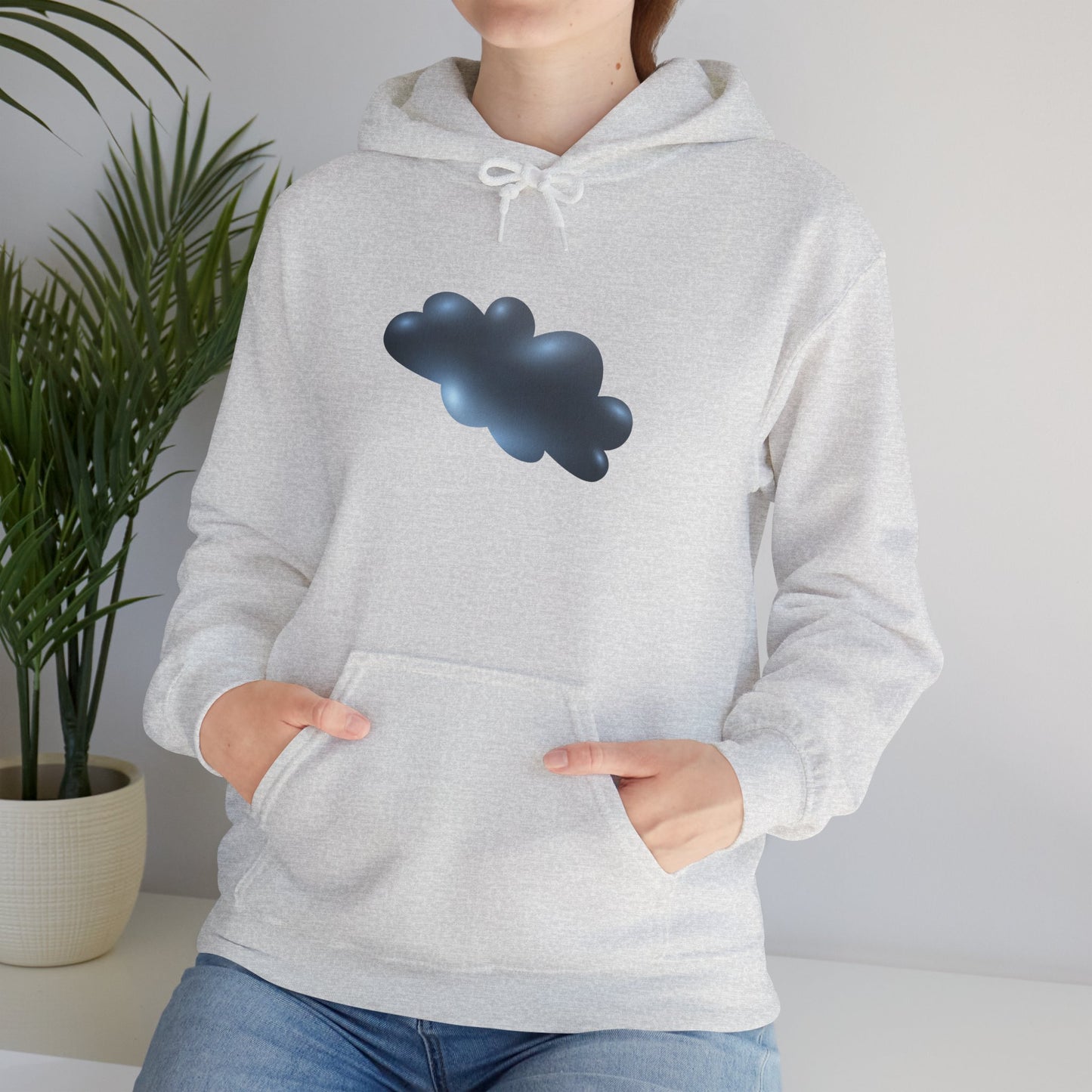 Unisex Heavy Blend™ Hooded Sweatshirt - Serene Cloudscape - Dreamy Cloud Design