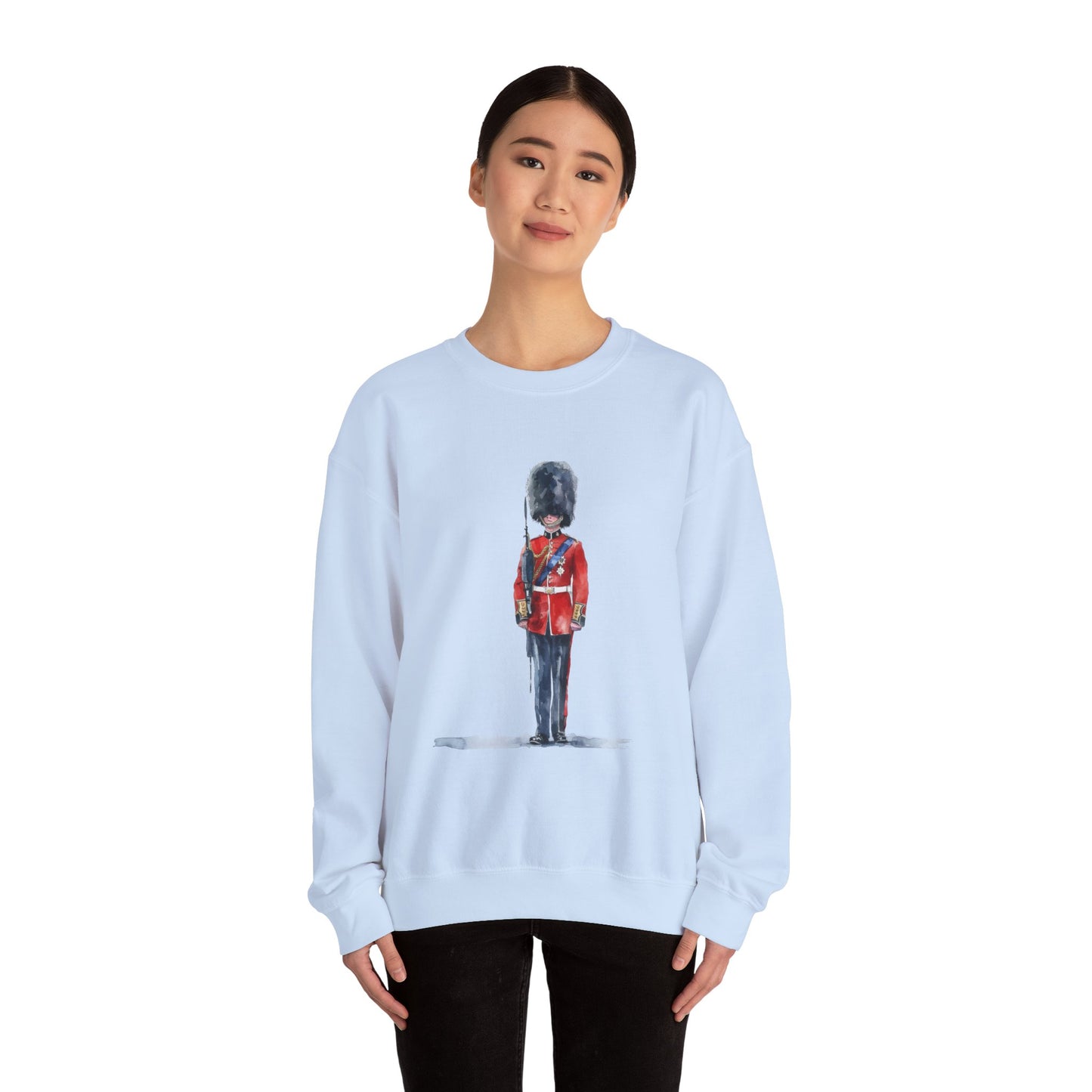 Unisex Heavy Blend™ Crewneck Sweatshirt - British Royal Guard - Iconic Symbol of Tradition and Honor