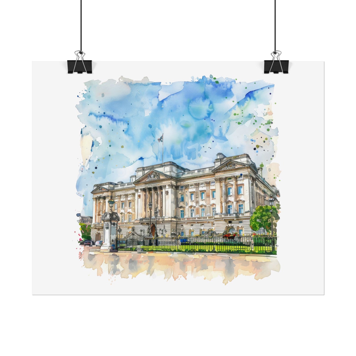 Watercolor Art Rolled Posters