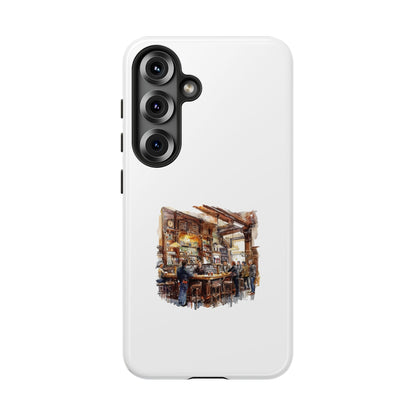 Artistic Phone Case - Cozy Bar Scene Design