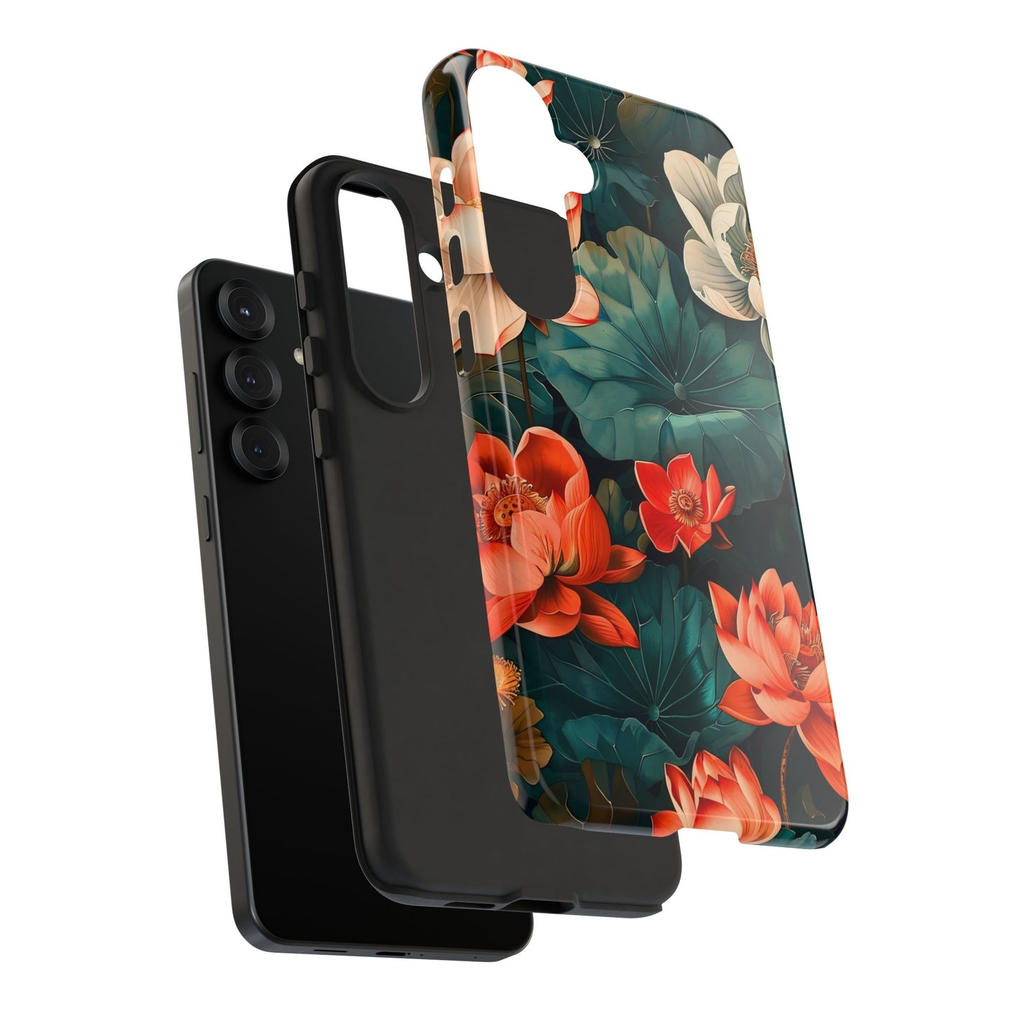 Flower Phone Case, Floral Phone Cover, Tough Case for Floral Lovers, Gift for Her, Stylish Tech Accessories