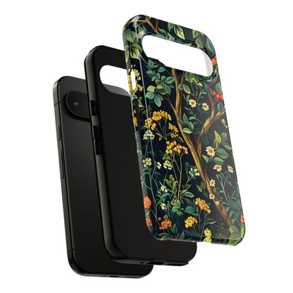 Floral iPhone Case, Nature Inspired Tough Case, Botanical Phone Cover, Eco-Friendly Gift, Unique Floral Design