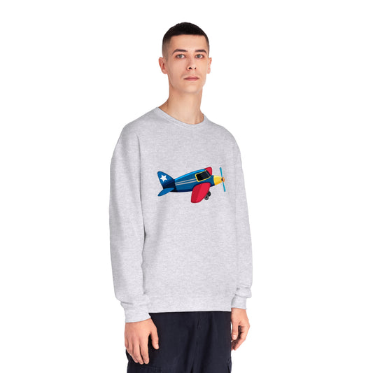 Unisex NuBlend® Crewneck Sweatshirt - Vintage Airplane