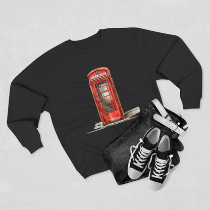Unisex Crewneck Sweatshirt - Iconic British Public Telephone