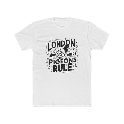 Pigeons Rule in London Unisex Cotton Crew Tee