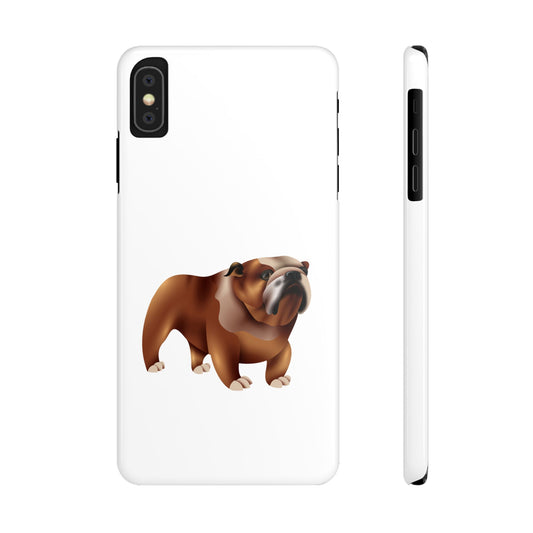 Bulldog Slim Phone Cases, Dog Lover Gift, Cute Phone Cover, Pet Theme Case, Birthday Gift for Dog Owners