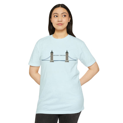 Unisex CVC Jersey T-shirt - Tower Bridge - Iconic London