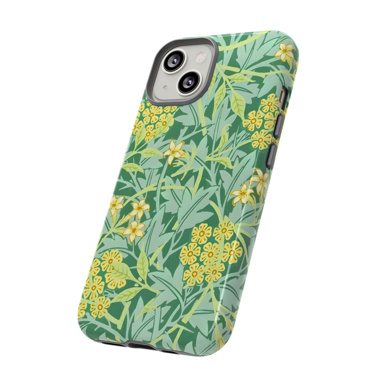 Tough Cases Organic Floral Phone Case, Stylish iPhone Cover, Eco-Friendly Gift, Nature Lover Accessory, Spring Decor, Unique Phone Protector