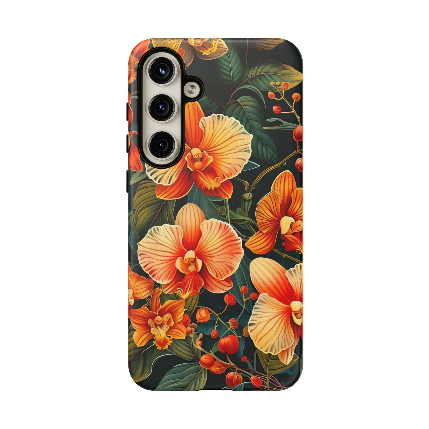 Floral Phone Case - Tough Cases, Protective Cover, Gift for Her, Smartphone Accessory, Floral Design, Nature-Inspired