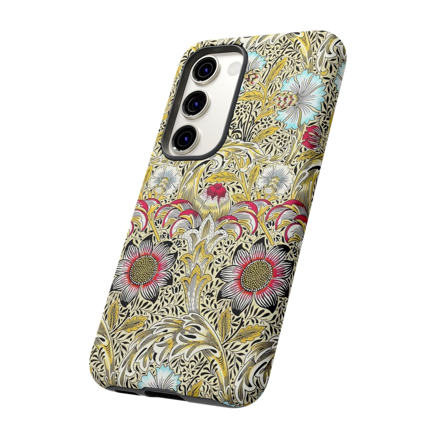 Floral Phone Case - Tough Cases, Floral Design, Stylish, Protective, Unique Gift for Her, Phone Accessories