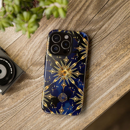 Tough Cases Phone Case with Celestial Design, Stylish Phone Cover, Unique Gift for Space Lovers, Durable Protection, Cosmic Art
