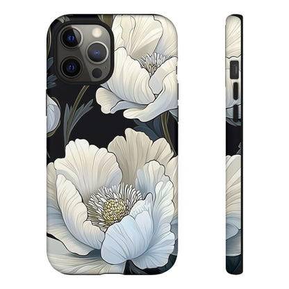 Floral Phone Case, Tough Cases for Women, Stylish Phone Cover, Floral Design Phone Protector, Nature Inspired Tech Accessories