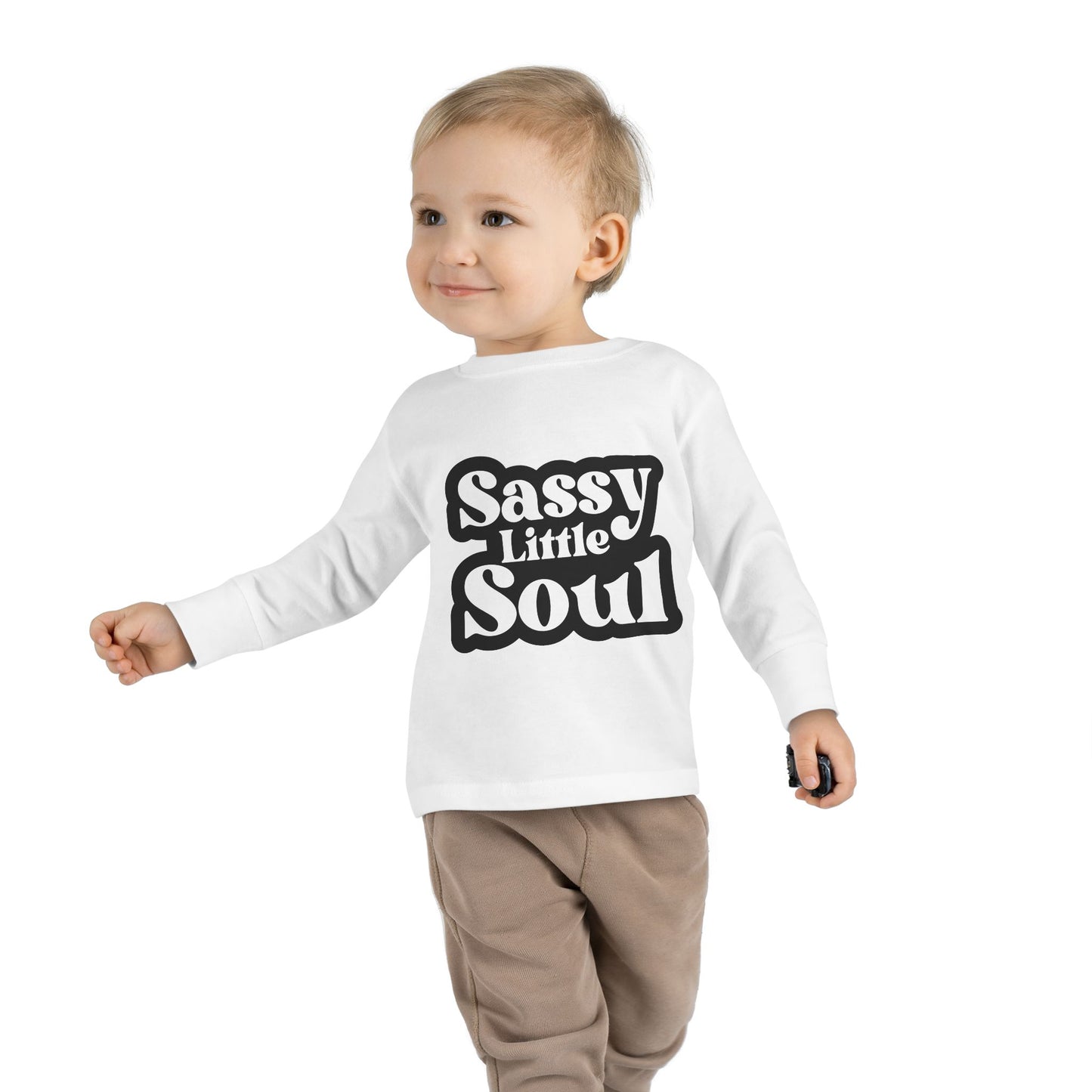 Sassy Little Soul Toddler Long Sleeve Tee - Fun & Playful Apparel for Kids