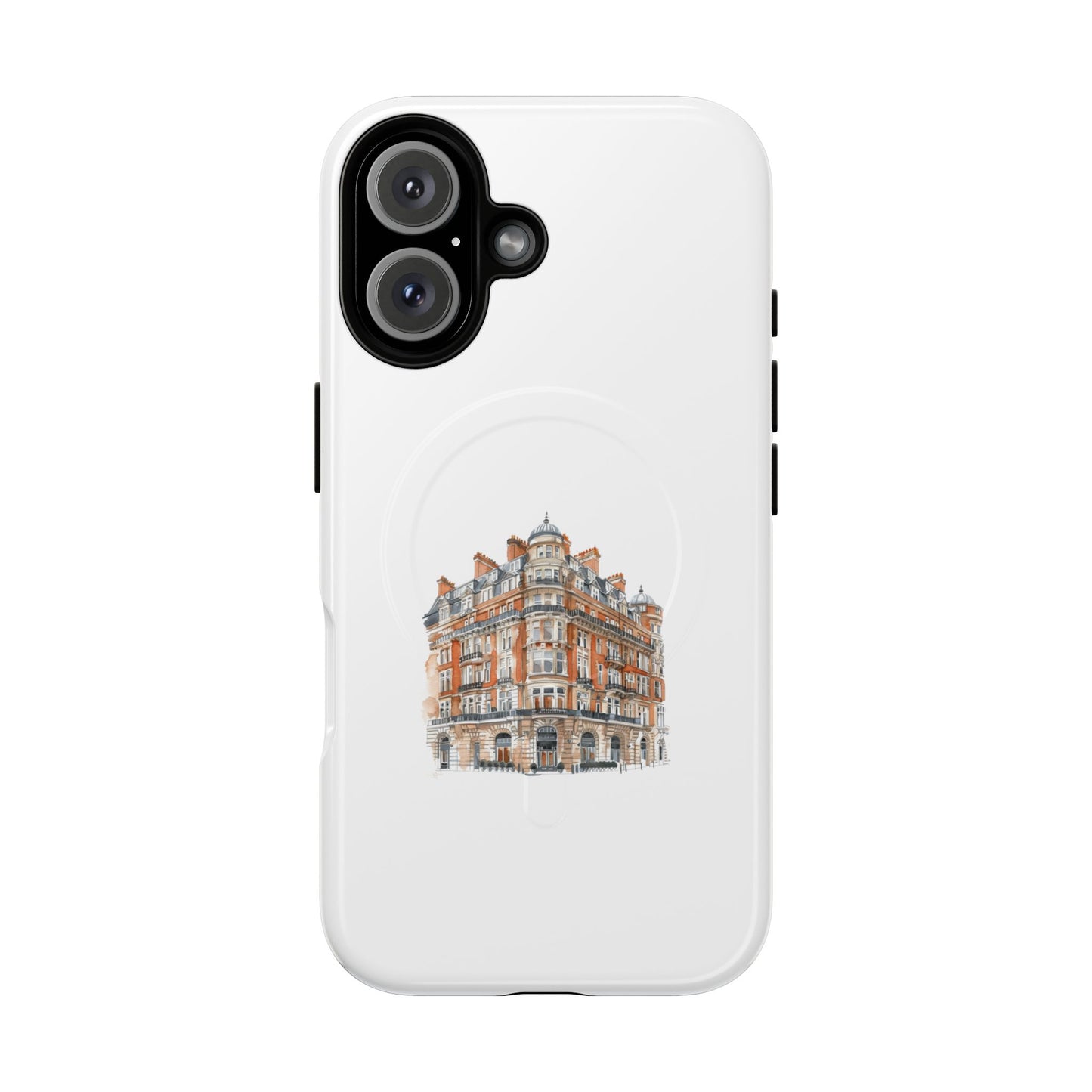 Elegant Tough Magnetic Case with Urban Design, Phone Case, Smartphone Protector, Gift for Her, Unique Tech Accessories